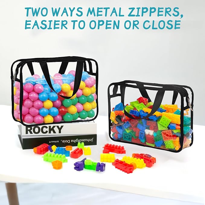 8 Packs Large Toy Storage Bags - Image 4
