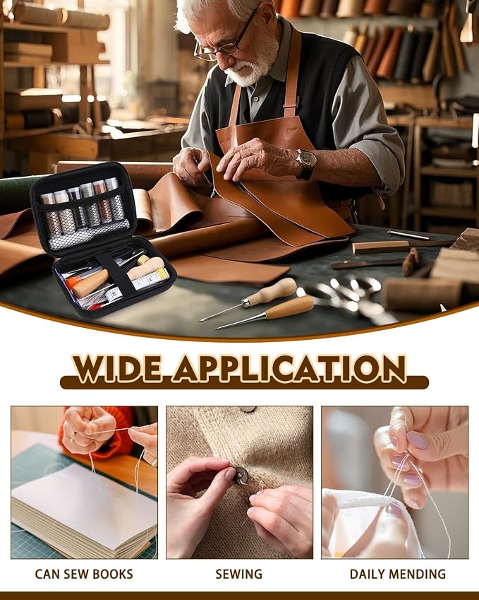 BAGERLA Upholstery Repair Kit, Sewing Awls - Image 7