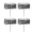 dophee 4Pcs 2 Inch Wire Wheel Brush for Drill Attachment 0.0118" Coarse Crimped Carbon Steel Wire 1/4 Inch Round Shank Wire Wheel Brush for Rust Corrosion Paint Removal