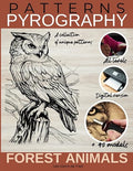 Pyrography - patterns - Forest animals: Collection of unique designs that are by Unknown