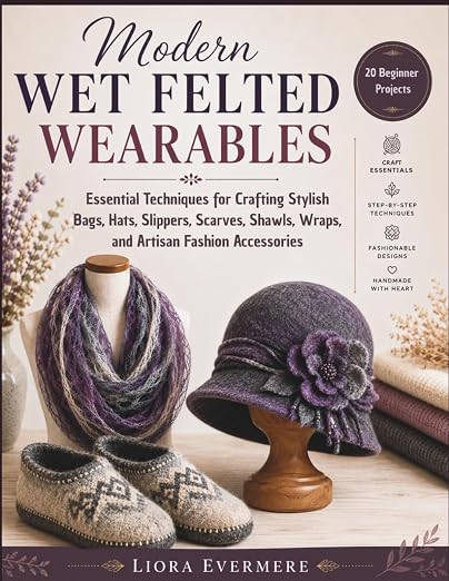 Modern Wet Felted Wearables: Essential Techniques by Unknown