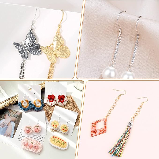 Hypoallergenic Earring Making Kit, modacraft 2000Pcs Earring Making Supplies Kit - Image 2