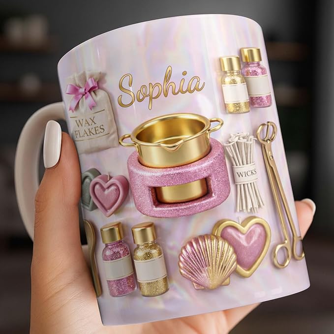 Personalized Nail Tech Mug for Women, Custom Name Coffee Cup for Manicurist - Image 6