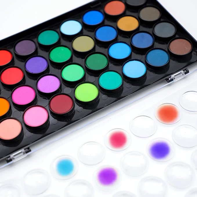 Artecho 36 Colors Watercolor Paint Set - Image 2