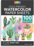 Bright Creations 100 Sheets Cold Press Watercolor Paper by BrightCreations