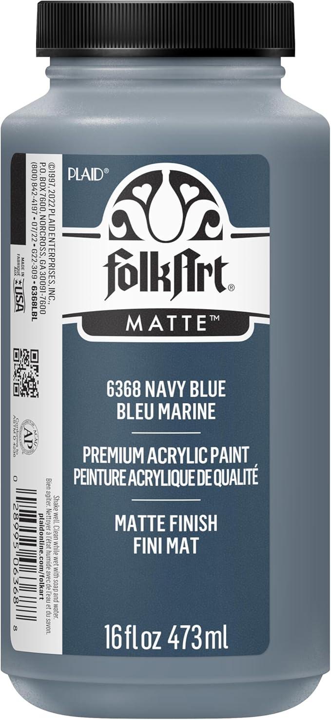 FolkArt Matte Acrylic Paint in Assorted Colors, 16 oz by FolkArt