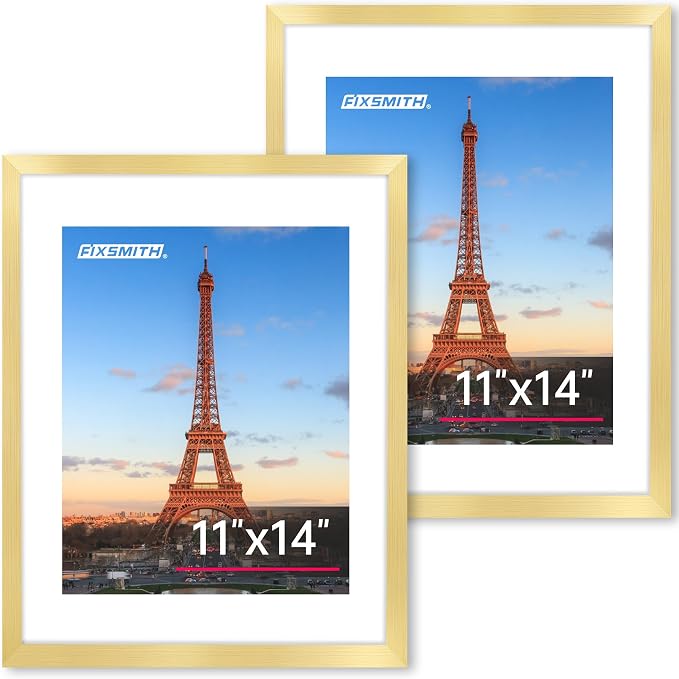 FIXSMITH 11x14 Picture Frame Set of 2, Photo Frame by FIXSMITH