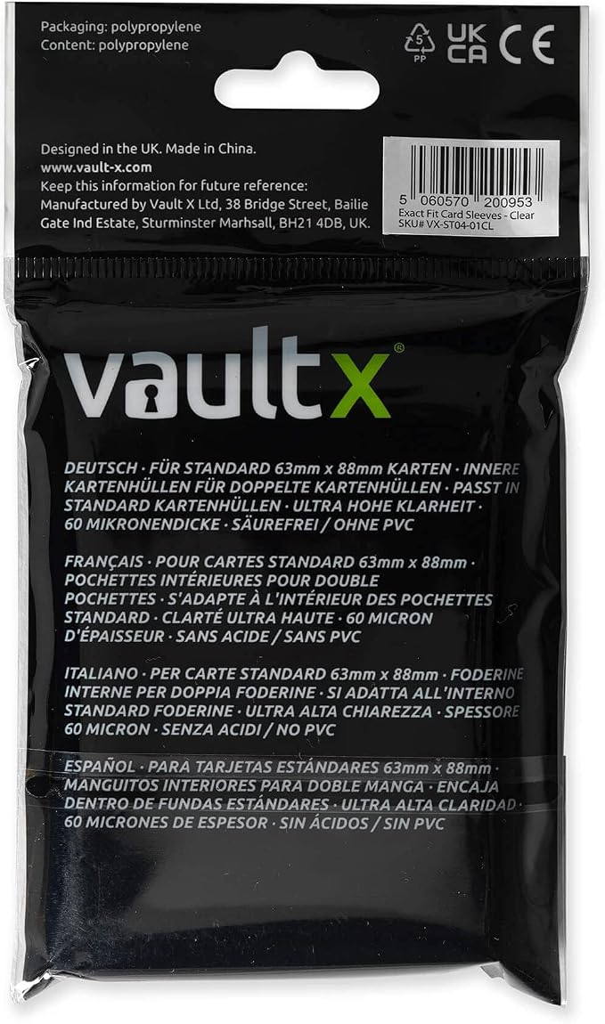 Vault X Exact Fit Sleeves Perfect Inner Sleeves - Image 3