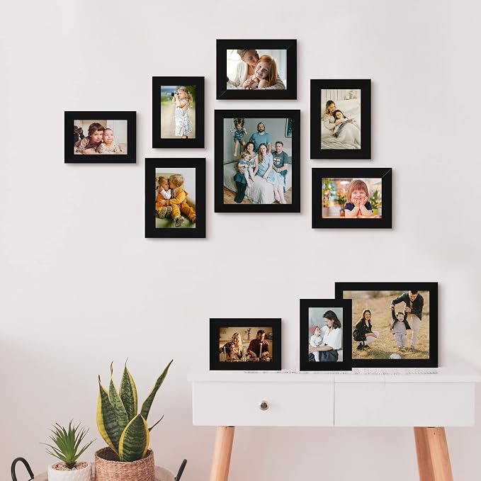 LUCKYLIFE Picture Frame Set 10-Pack, Gallery Wall Frame Collage - Image 3