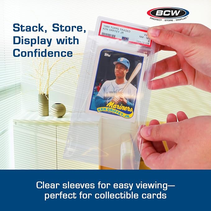BCW Resealable Graded Card Sleeves | 300 Pack | Universal Fit - Image 5