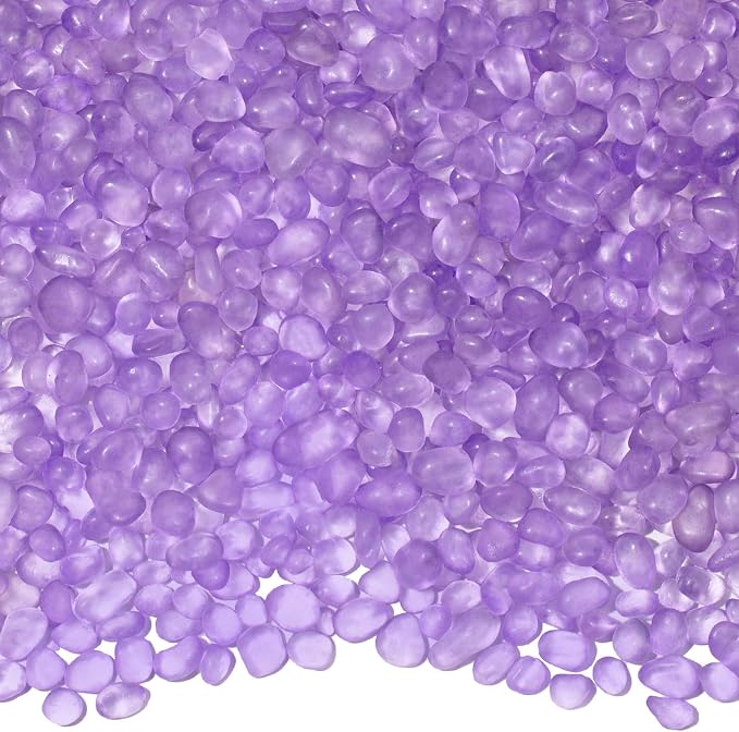 QEQEKAKA Sea Glass Stones for Crafts About 2.75LB Glass Pebbles Gemstones Bulk by QEQEKAKA