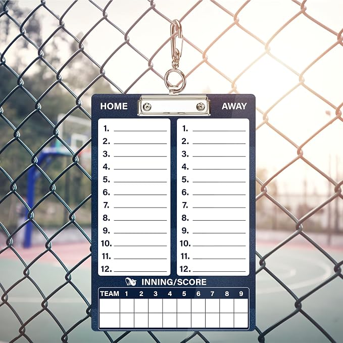 WISYOK Double-Sided Dry Erase Baseball Clipboard - Image 6