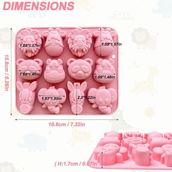 2-Pack Animal Chocolate Molds - Image 3