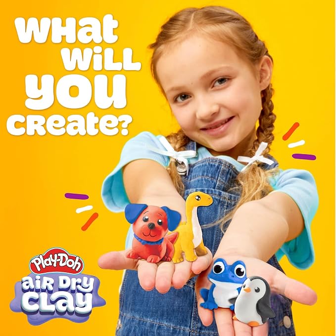 Play-Doh Air Dry Clay Case, Scented Variety Pack, 13 Air-Dry Clays, Fun Molds - Image 3