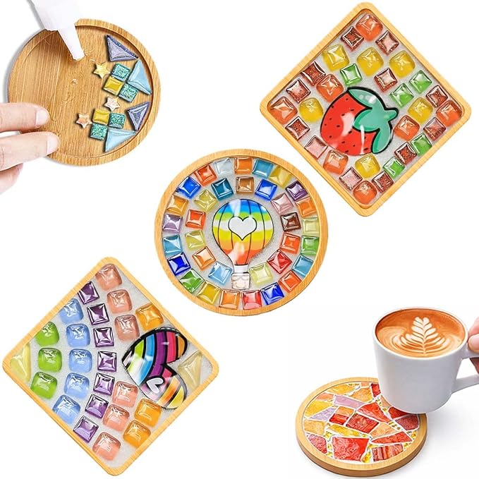 GHAHILI 3 Sets DIY Glass Mosaic Tiles by Unknown