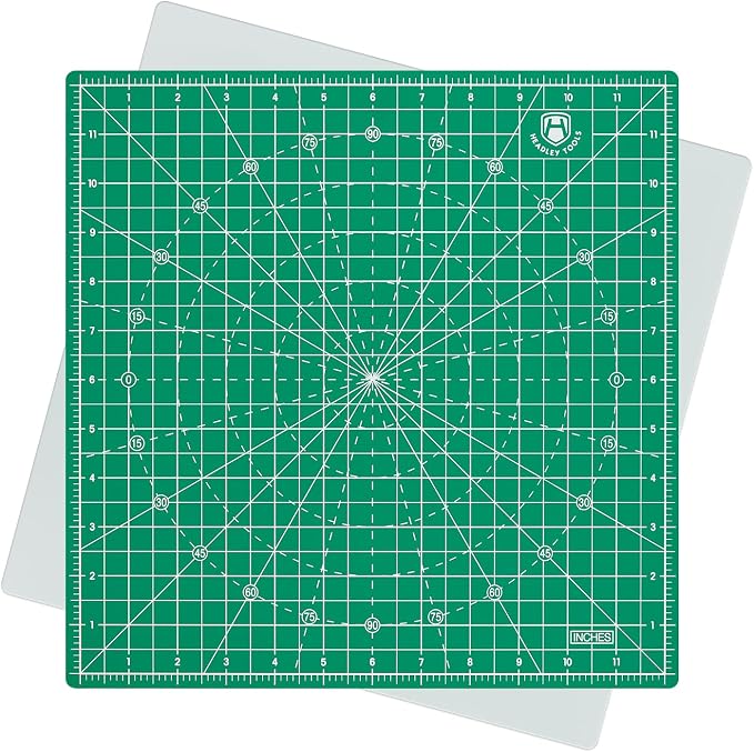 Headley Tools 12"x12" Rotating Cutting Mat, Self Healing Mat by HeadleyTools