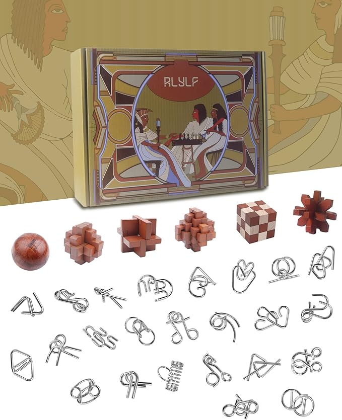 RLYLF 30pcs Brain Teaser Puzzles Game - Image 2