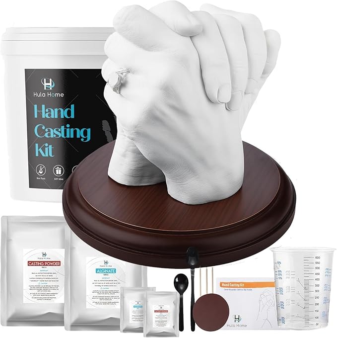 Hula Home Hand Casting Kit for Couples or Family by HulaHome