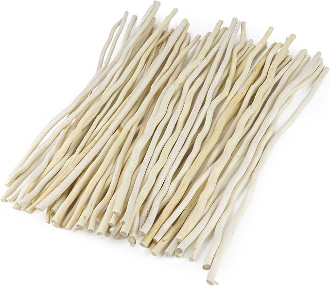 50Pcs Natural Twigs, Driftwood Branches, Unfinished Timber Rods by YOLUFER