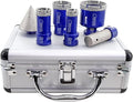 SHDIATOOL Tile Diamond Drill Bits Set,Porcelain Hole Saw, Cutter for Marble Ceramic Granite 6pieces(20/25/35/50/20MM/2 inch)