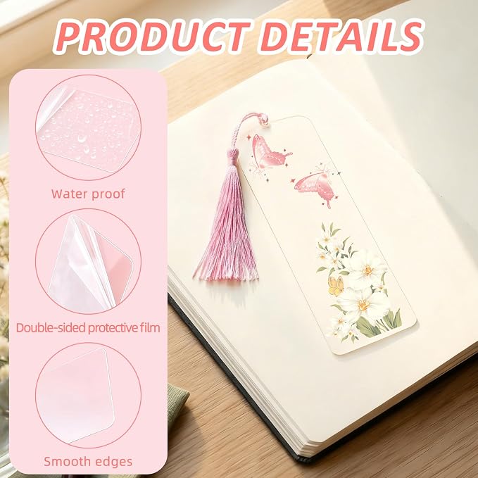 MXCOIRTP 120 Pcs Blank Bookmarks - Image 4