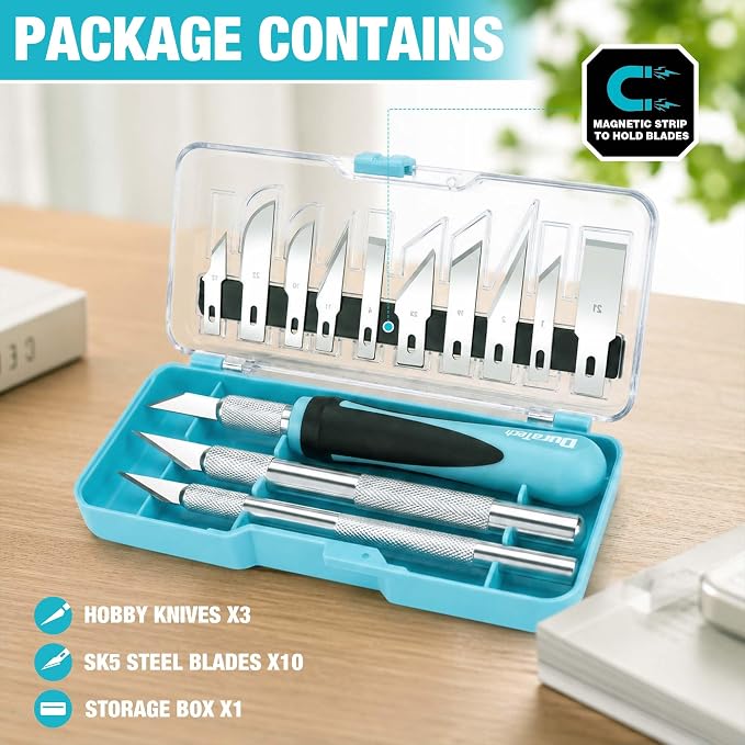 DURATECH 16-Piece Exacto Knife Set - Image 3