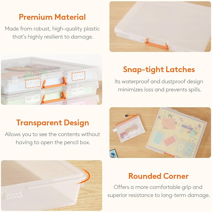 Lifewit 12 Pcs Board Game Storage Boxes, 12.2x10.6'' Paper Container - Image 5