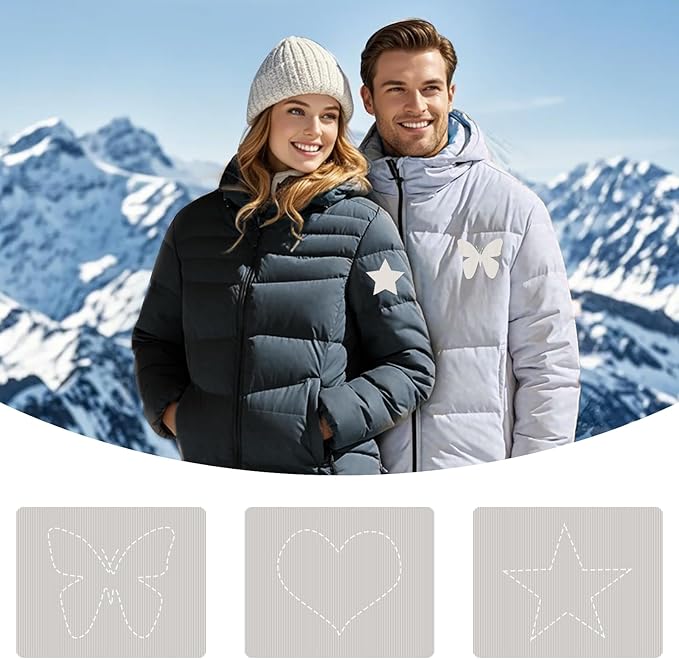 45PCS Nylon Repair Patch Self-Adhesive Pre-Cut Fabric Patch Down Jacket Repair Patches for Puffer Jackets Tenacious Tape Polyester Waterproof Lightweight Tent Repair Patch for Clothes Bag(White)