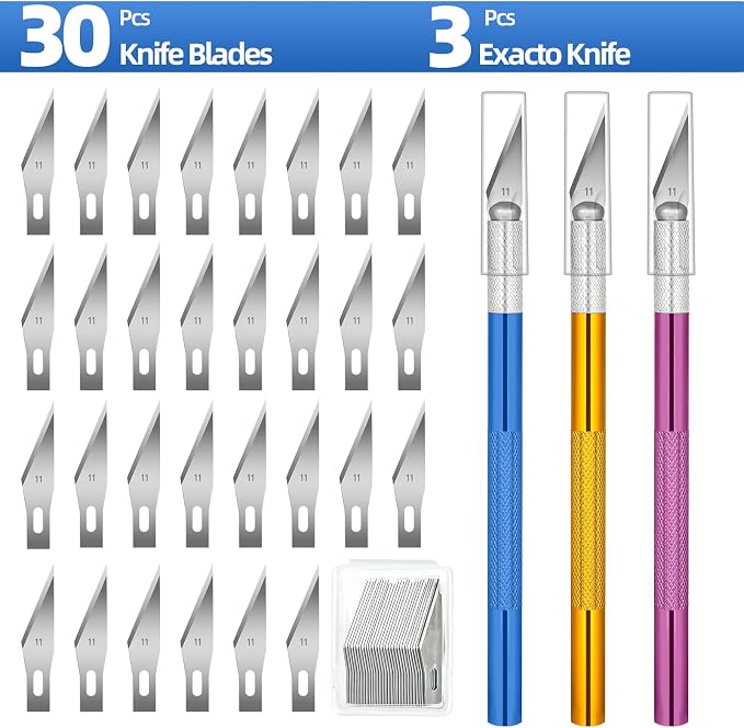 3 PCS Exacto Knife, Hobby Knife, Craft Knives - Image 2
