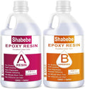 Shabebe Epoxy Resin, 2Gallon Epoxy Resin Crystal Clear, Not-Yellowing No-Bubble by Shabebe%E2%80%93SealProtectLikeaPro