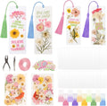 Pressed Flower Bookmark Kit, Includes 80 Dried Flowers, 50 Laminating Pouches by Unknown