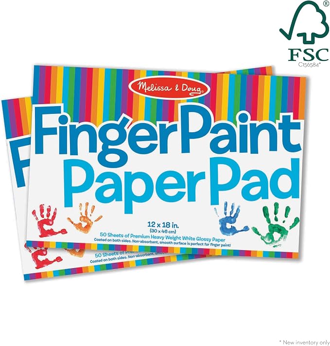 Melissa & Doug Finger Paint Paper Pad - Image 4