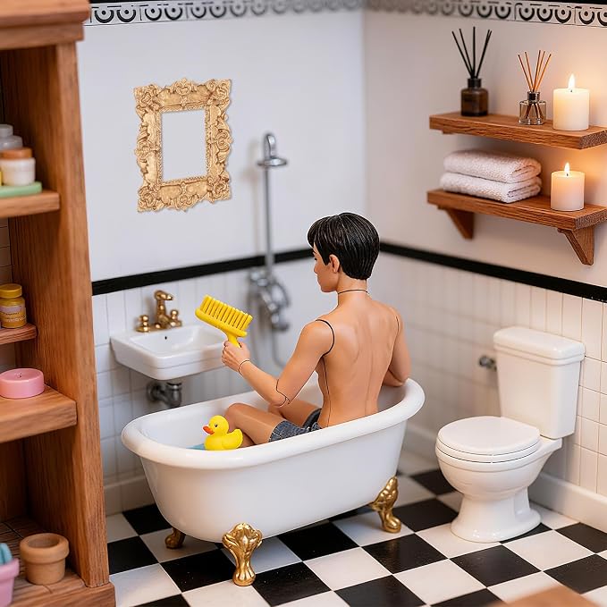 YUXIANLB 5 Pcs Miniature Dollhouse Mirror Set - Image 6