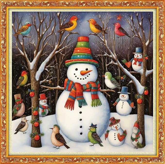 Joyhoor Cross Stitch Kits for Beginners Stamped Cross-Stitch Supplies by JoyhoorCrossStitchKits