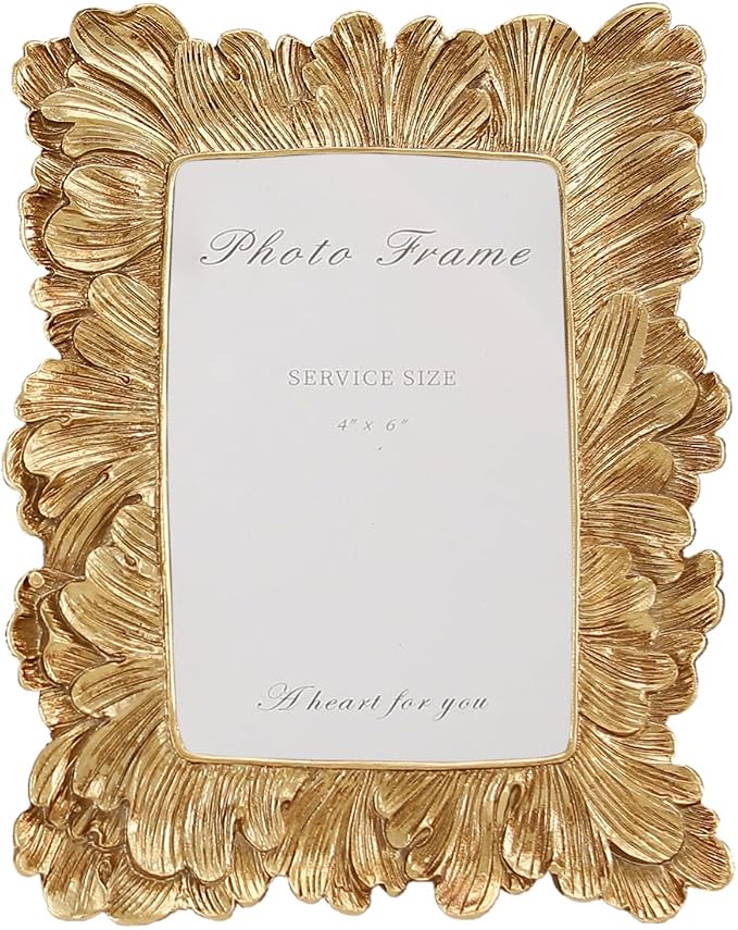 4x6 Picture Frames Gold Vintage Photo Frame by Unknown