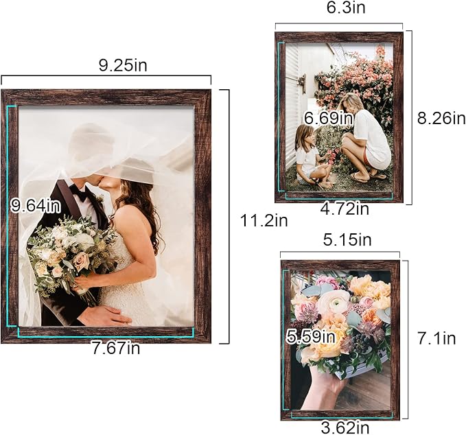 LUCKYLIFE Picture Frame Set 10-Pack, Gallery Wall Frame Collage - Image 5