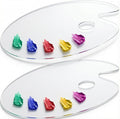DUGATO Clear Acrylic Paint Palette, 11.8 x 7.9 in | Medium Size Palette by DUGATO