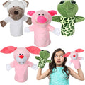 RoundFunny 4 Pcs Hand Puppet Animal by RoundFunny