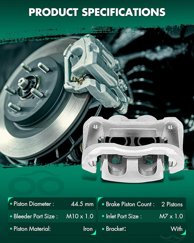 SCITOO 19B6274 19B6275 Front Left & Right Disc Brake Calipers Assembly w/Bracket For Lexus For RX350 2010-2015,For Toyota For Highlander 2010-2018,For Toyota For Sienna 2011-2018
