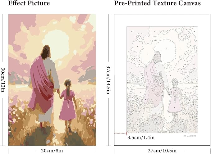 Fountor 6 Pack Paint by Numbers Kit - Image 3