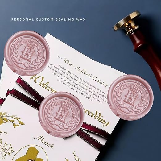 300Pcs Rose Gold Sealing Wax Beads, Vintage Wax Seal Beads - Image 8