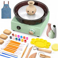 Mini Pottery Wheel for Kids, Teens | 6" Two-Way Rotation Clay Wheel, Removable by Alldeer