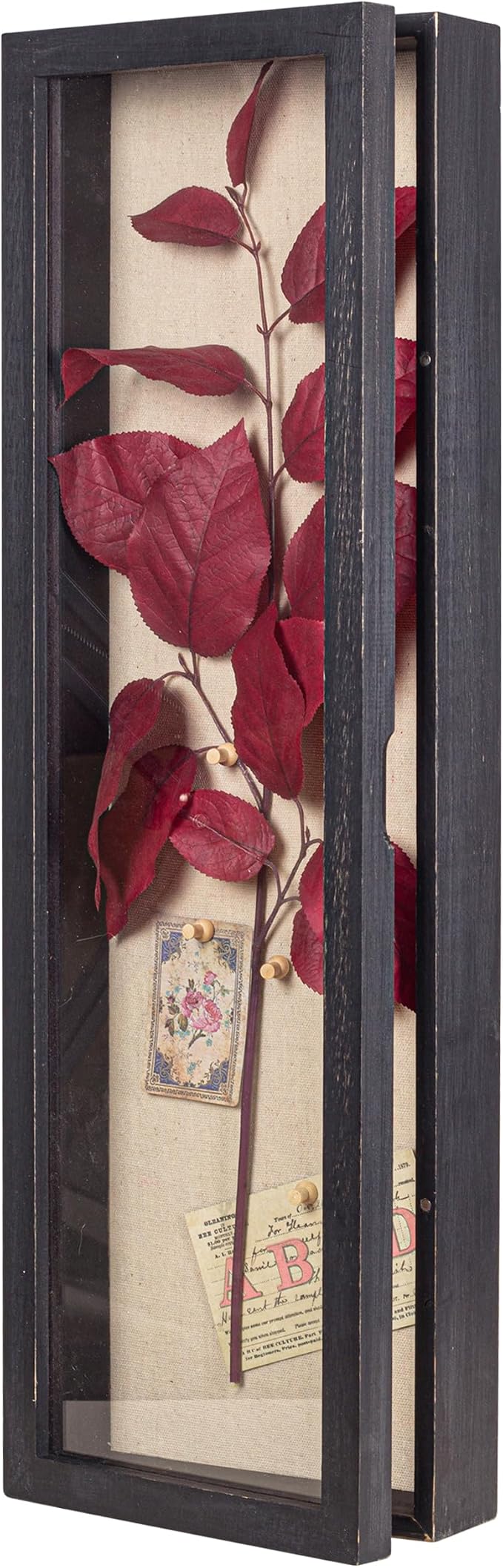Freezing point Shadow Box Frame 8x25 Flower Shadow Box Pin Display Case Cabinet - Image 2
