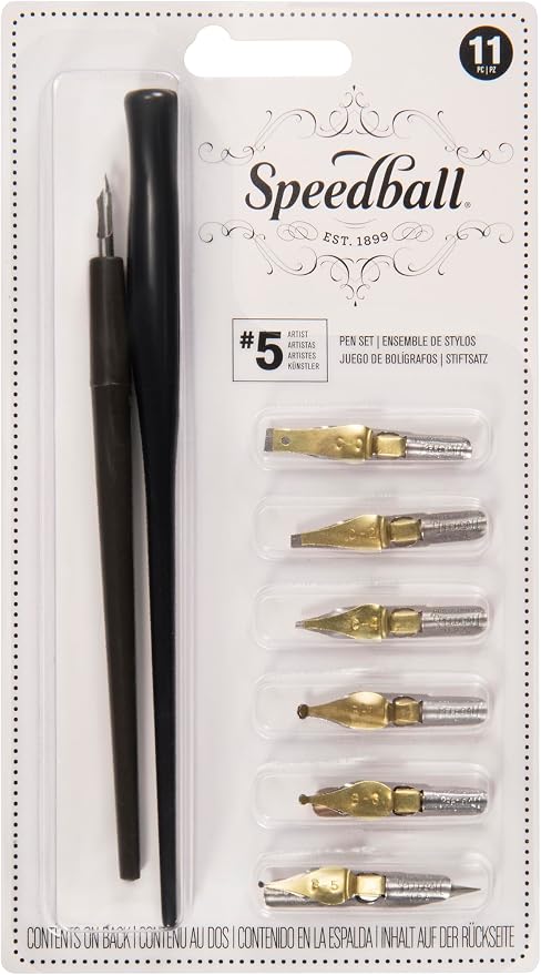 Speedball No. 5 Artists Pen Set by SpeedballArt
