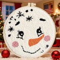 TCDZMYGS Christmas Punch Needle Kits, Winter Snowman Punch Needle Kits by TCDZMYGS