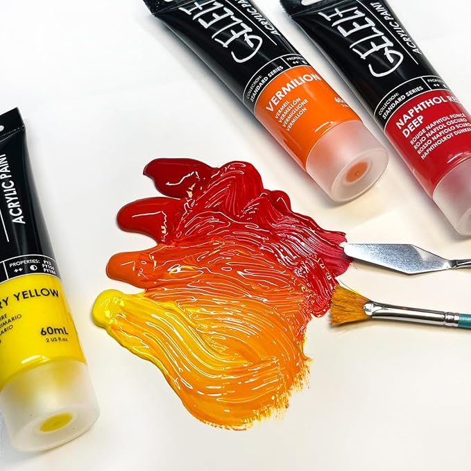 Acrylic Paint Gel Plates Printing Paint Perfect Transfer Special Acrylic Paint - Image 5