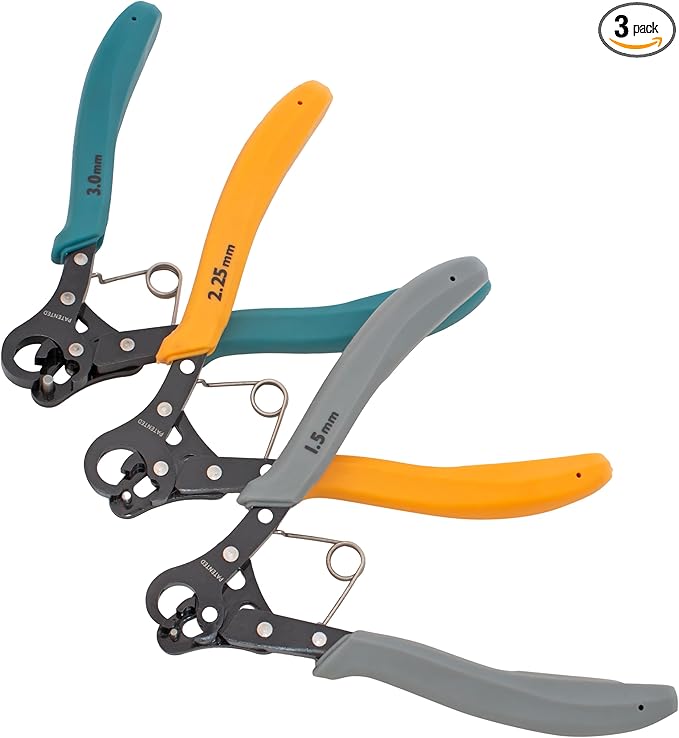 The Beadsmith Original One Step Loopers | 3-Piece Combo Pack, includes 1.5 mm by TheBeadsmith