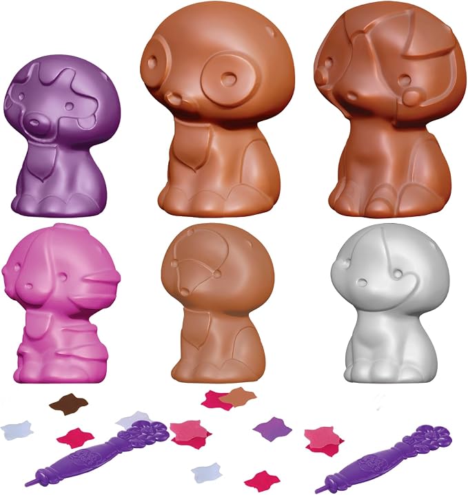 ORB PlushCraft DIY 3D Dog and Cat Gift Set 6 Pack Craft Kit - Image 4