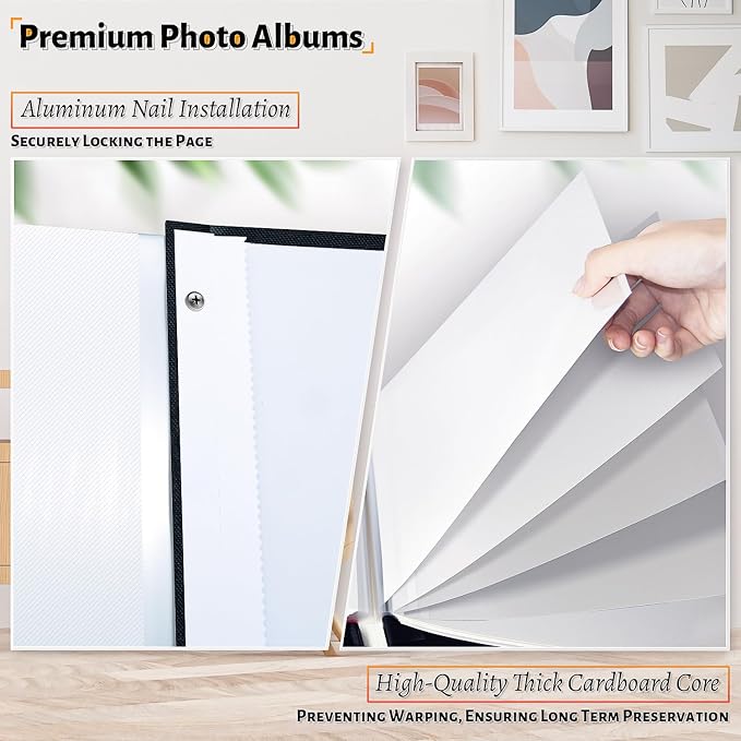Artfeel Photo Album Self Adhesive Scrapbook, 120 Pages Large Photo Book - Image 4