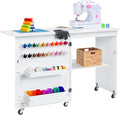 Best Choice Products Folding Sewing Table Multipurpose Craft Station & Side Desk by Unknown
